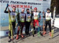 31 марта лыжники Кизнерского района приняли участие в 38 –м лыжном марафоне в поселке городского типа Верхошижемье Кировской области