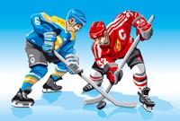 В предверии праздника наши хоккеисты ездили в Красные Поляны на товарищескую встречу. Играли три сборных команды.
