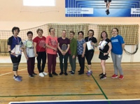 24 апреля  впервые очень удачно состоялось первенство района по бадминтону среди женщин в зачёт Спартакиады коллективов физической культуры.